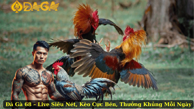 Đá Gà 68 – Live Siêu Nét, Kèo Cực Bén, Thưởng Khủng Mỗi Ngày