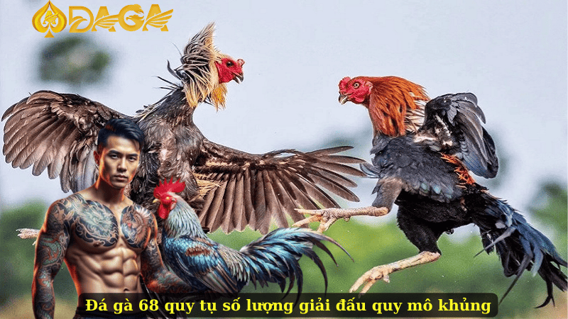 Đá gà 68 quy tụ số lượng giải đấu quy mô khủng
