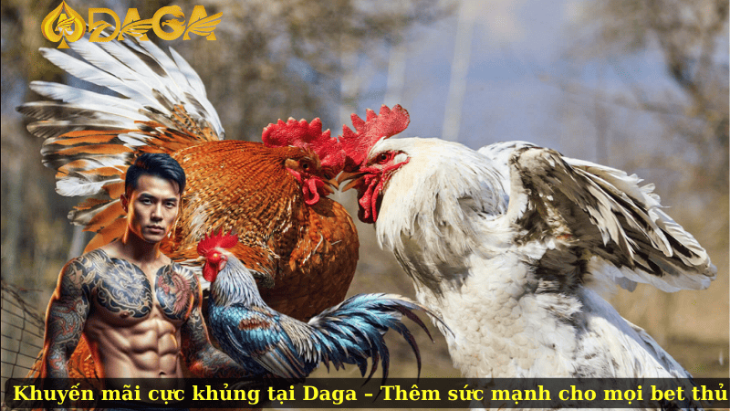 Khuyến mãi cực khủng tại Daga – Thêm sức mạnh cho mọi bet thủ