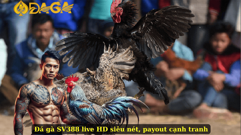 Đá gà SV388 live HD siêu nét, payout cạnh tranh