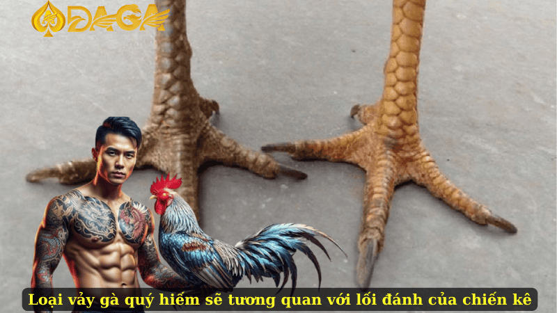 Loại vảy gà quý hiếm sẽ tương quan với lối đánh của chiến kê