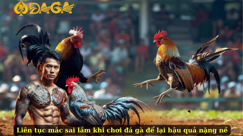 Liên tục mắc sai lầm khi chơi đá gà để lại hậu quả nặng nề