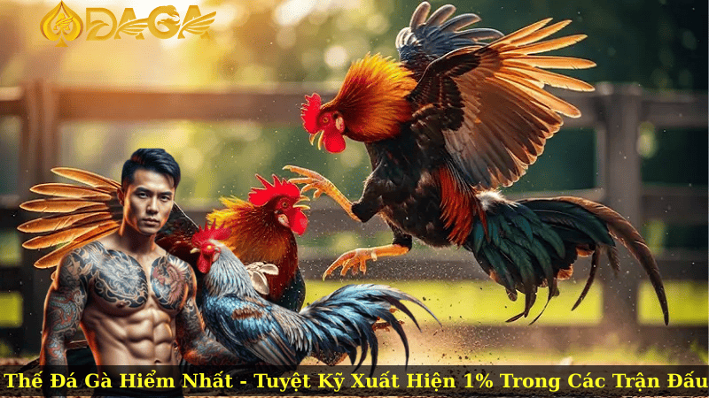 Thế Đá Gà Hiểm Nhất – Tuyệt Kỹ Xuất Hiện 1% Trong Các Trận Đấu