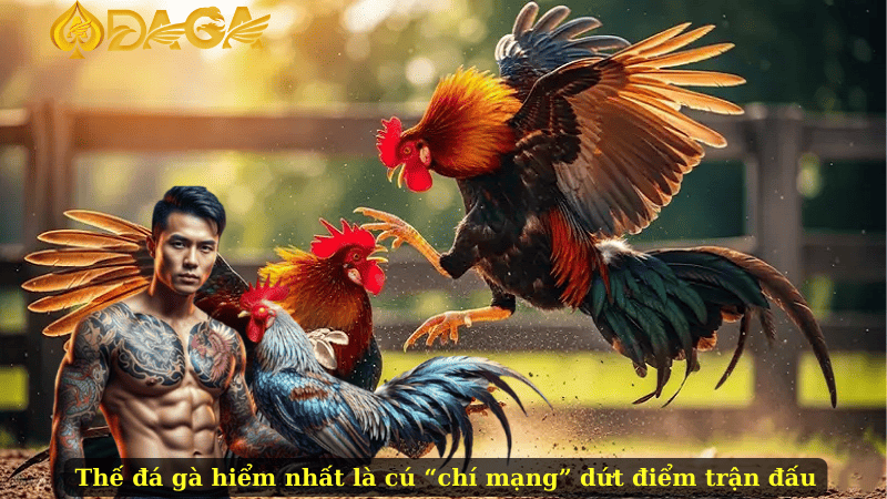 Thế đá gà hiểm nhất là cú “chí mạng” dứt điểm trận đấu