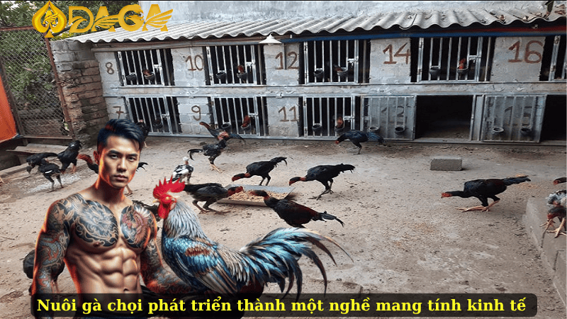 Nuôi gà chọi phát triển thành một nghề mang tính kinh tế