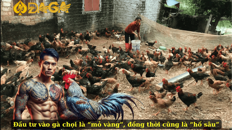 Đầu tư vào gà chọi là “mỏ vàng”, đồng thời cũng là “hố sâu”
