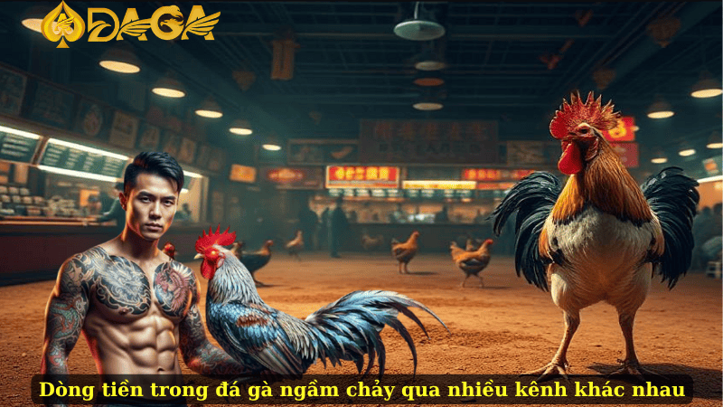 Dòng tiền trong đá gà ngầm chảy qua nhiều kênh khác nhau