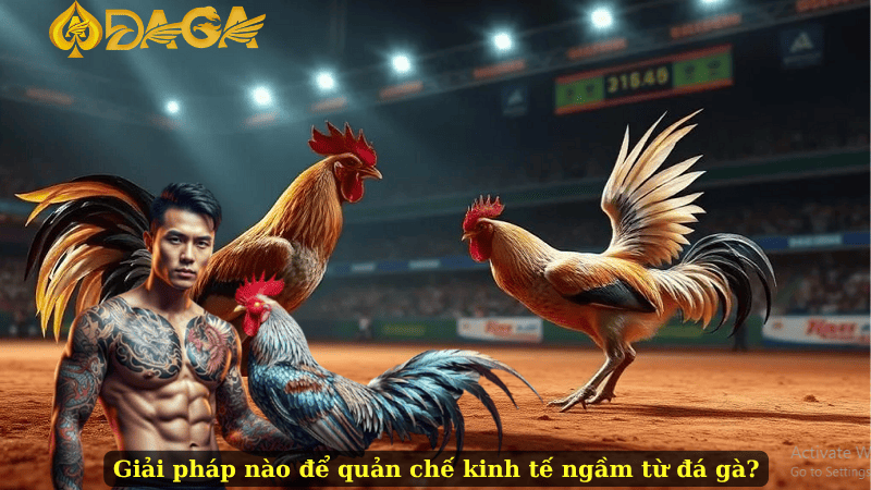 Giải pháp nào để quản chế kinh tế ngầm từ đá gà?